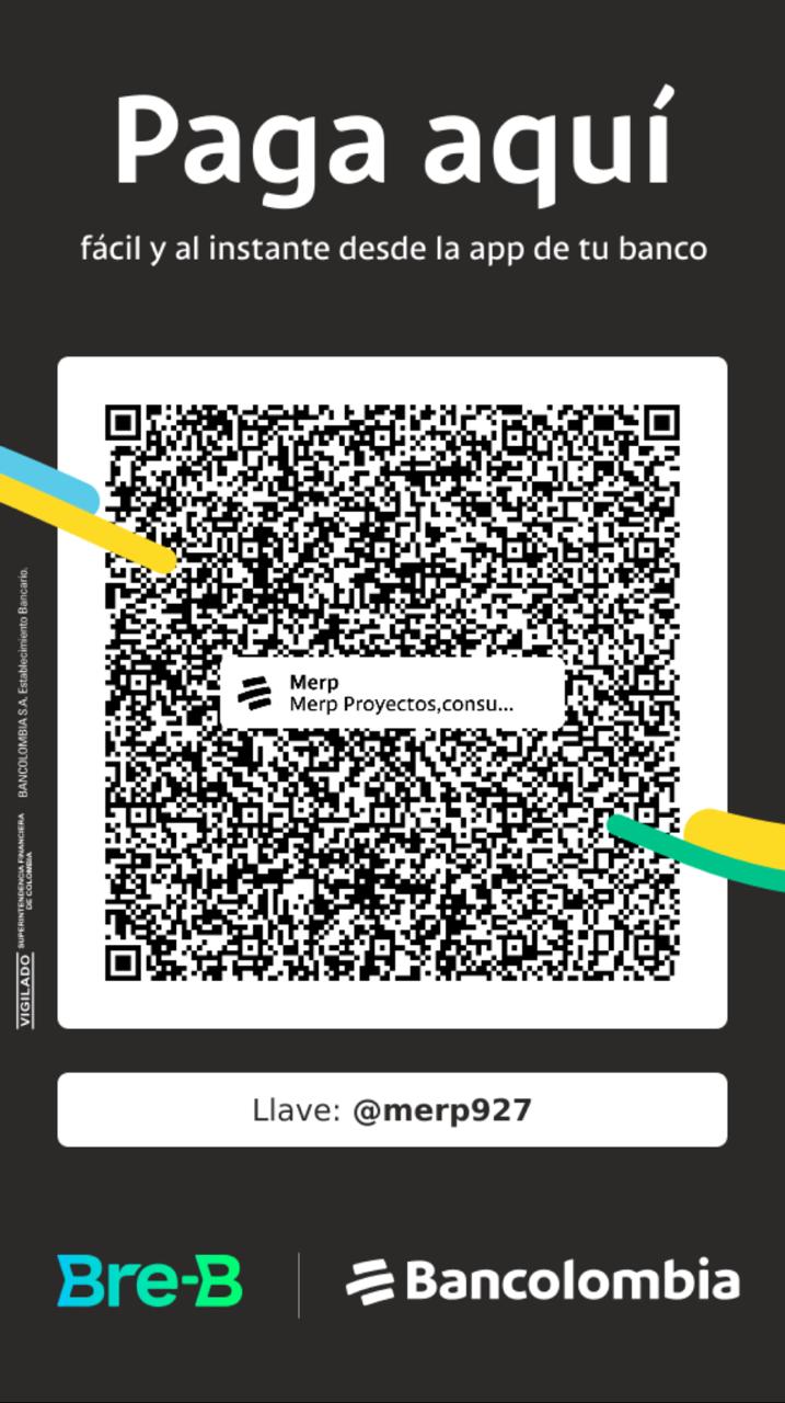 Código QR para realizar donación por Bre-B